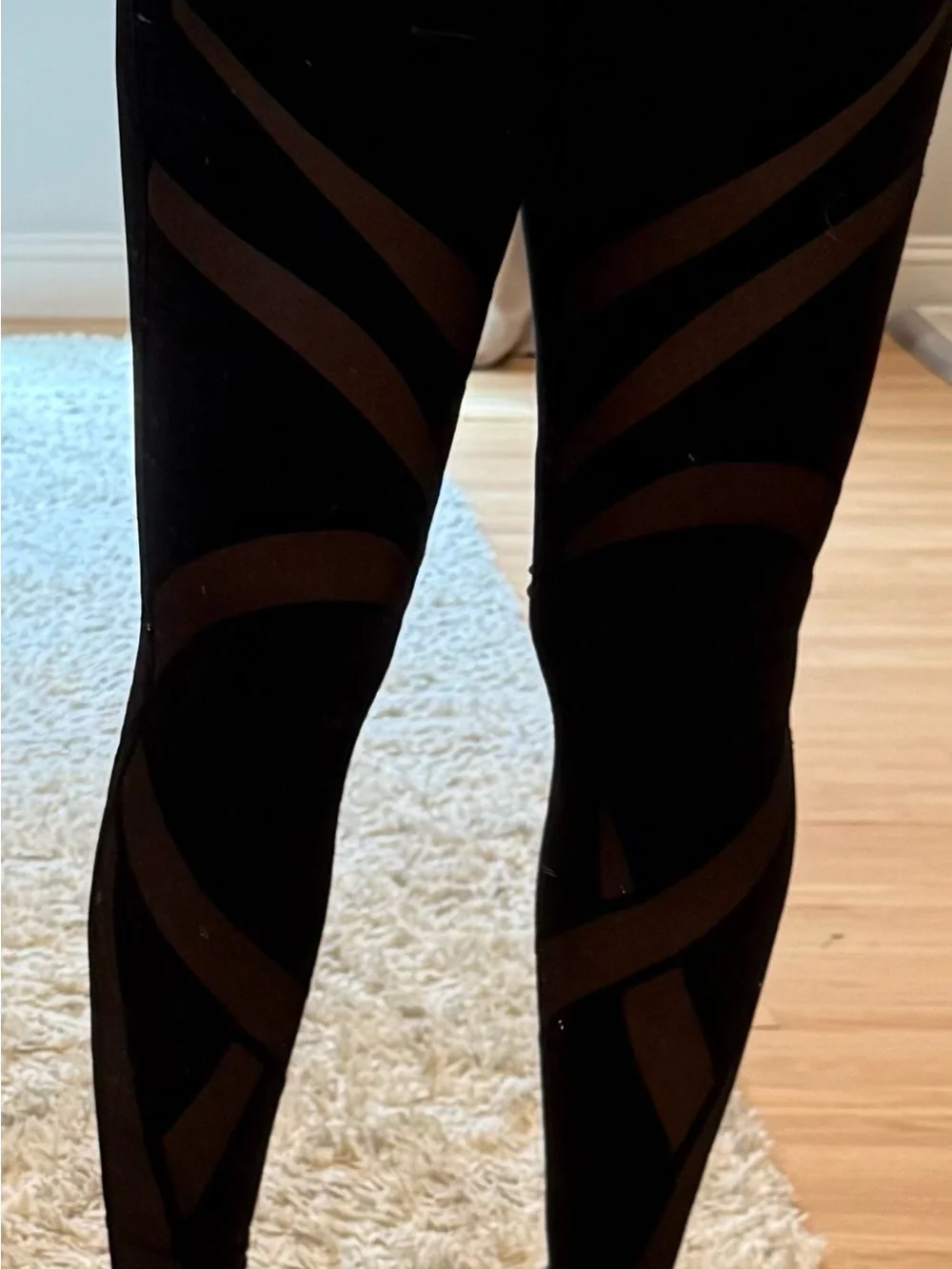 Lululemon wunder under Black Mesh-Panel High-Waist Leggings